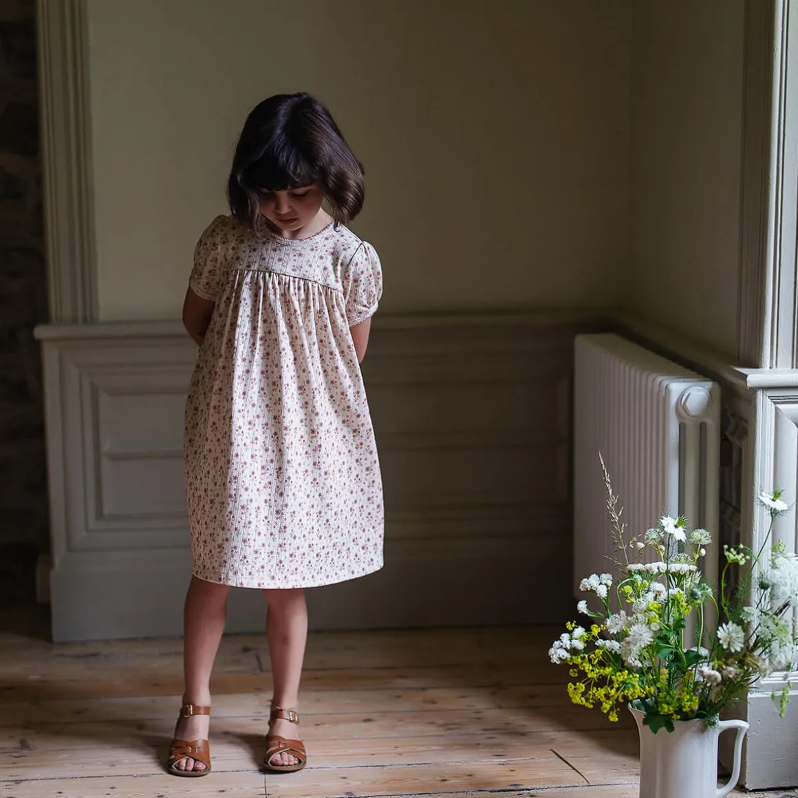 Maya Dress in Bronte Floral by Little Cotton Clothes