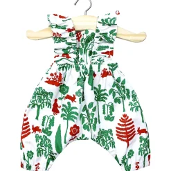 Maya Jumpsuit (34cm Doll) in Trees Print by Minikane X Nathalie Lete