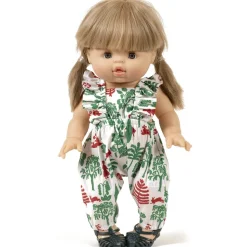Maya Jumpsuit (34cm Doll) in Trees Print by Minikane X Nathalie Lete
