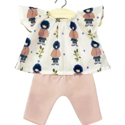Mazarine Outfit (34cm Doll) in Jade Print / Petal by Minikane