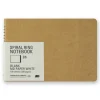 MD White Spiral Ring Notebook B6 by Traveler's Company