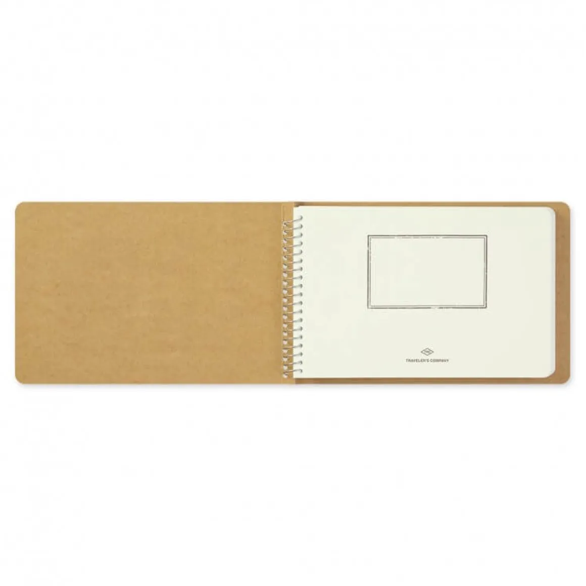 MD White Spiral Ring Notebook B6 by Traveler's Company