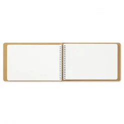 MD White Spiral Ring Notebook B6 by Traveler's Company
