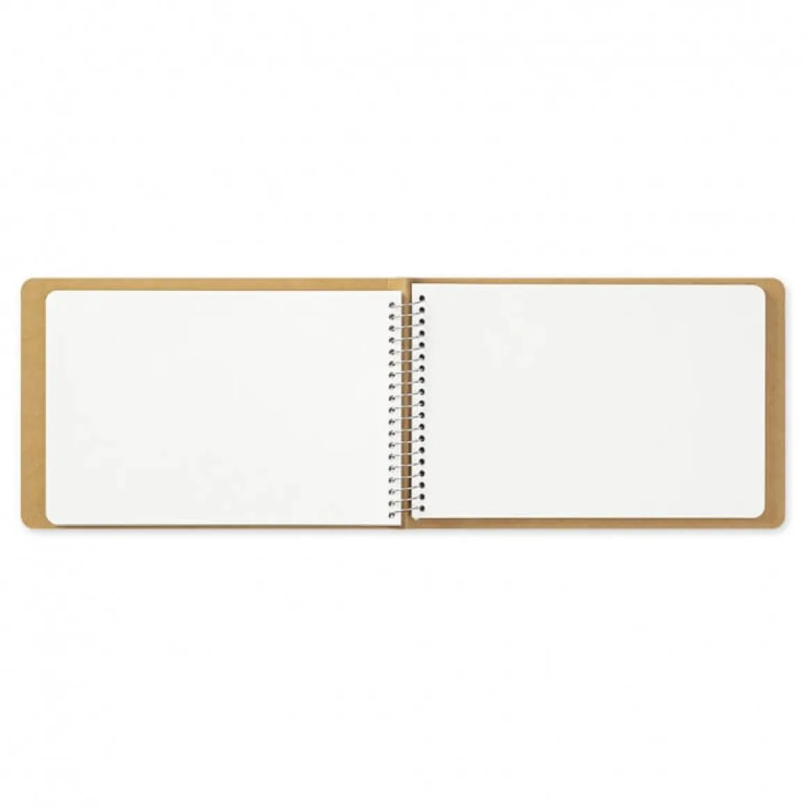 MD White Spiral Ring Notebook B6 by Traveler's Company