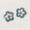 Medium Flower Clip Set in Bisque by Misha & Puff