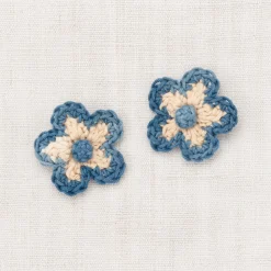 Medium Flower Clip Set in Bisque by Misha & Puff