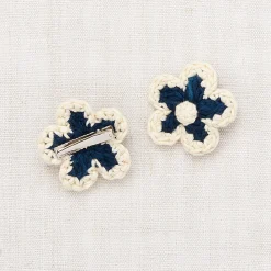 Medium Flower Clip Set in Celestial by Misha & Puff
