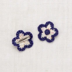 Medium Flower Clip Set in Lollipop Confetti by Misha & Puff