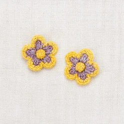 Medium Flower Clip Set in Periwinkle by Misha & Puff