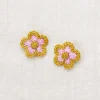 Medium Flower Clip Set in Pink Lilac by Misha & Puff