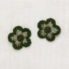 Medium Flower Clip Set in Seal Gray by Misha & Puff