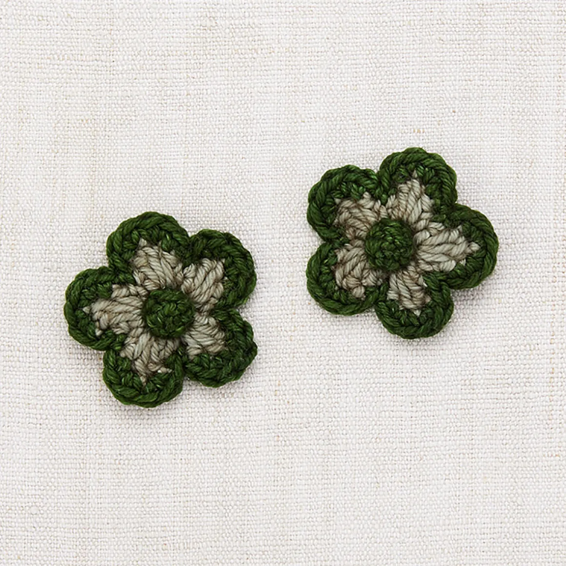 Medium Flower Clip Set in Seal Gray by Misha & Puff