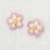 Medium Flower Clip Set in Vintage Yellow by Misha & Puff