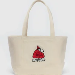 Medium Heavyweight Canvas Tote in Snoopy by Baggu