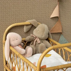 Medium Plush Bunny in Dusty Brown With Bow (34cm) By Maileg