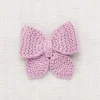 Medium Puff Bow in Hazy Lilac by Misha & Puff