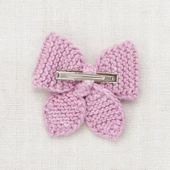 Medium Puff Bow in Hazy Lilac by Misha & Puff