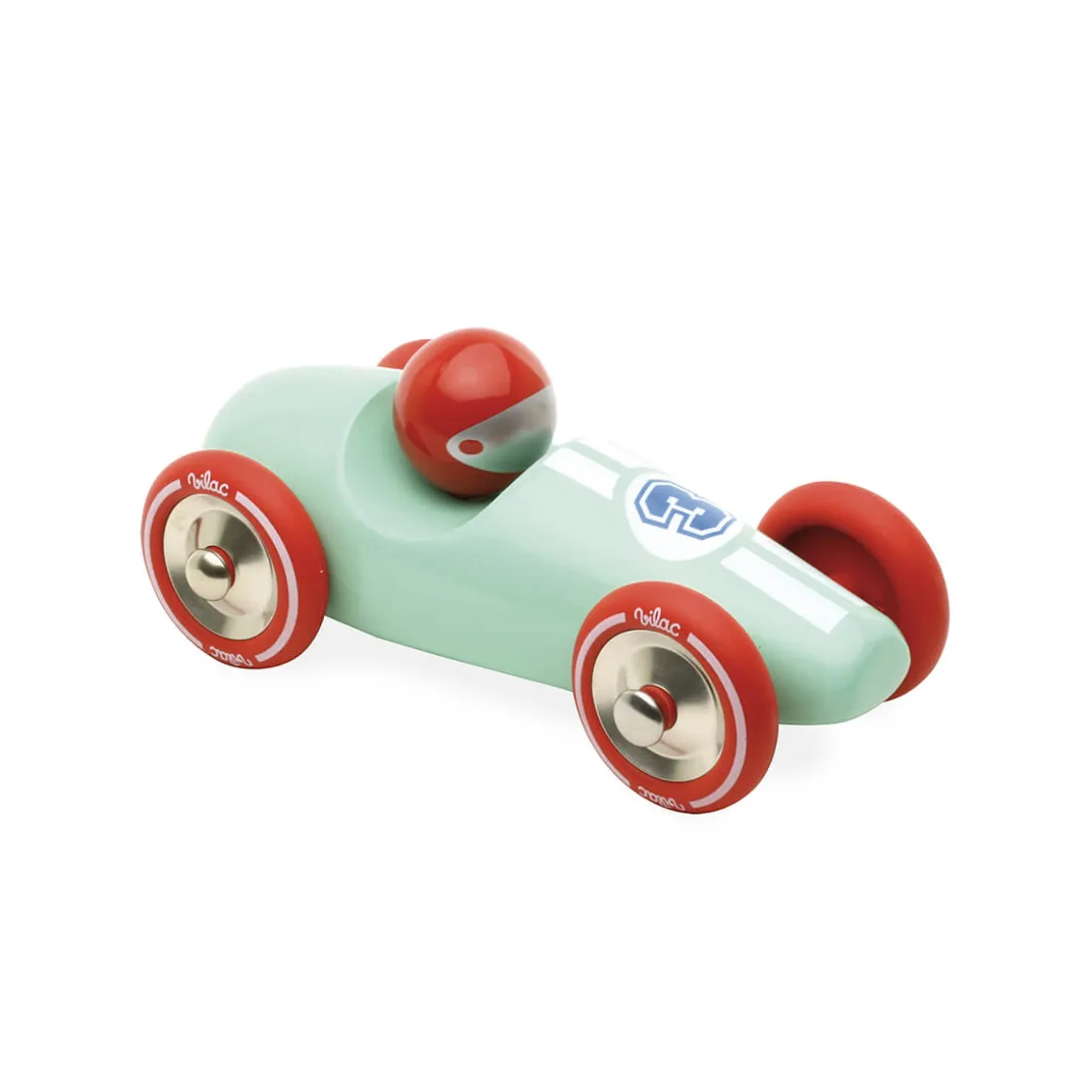 Medium Race Car in Mint by Vilac