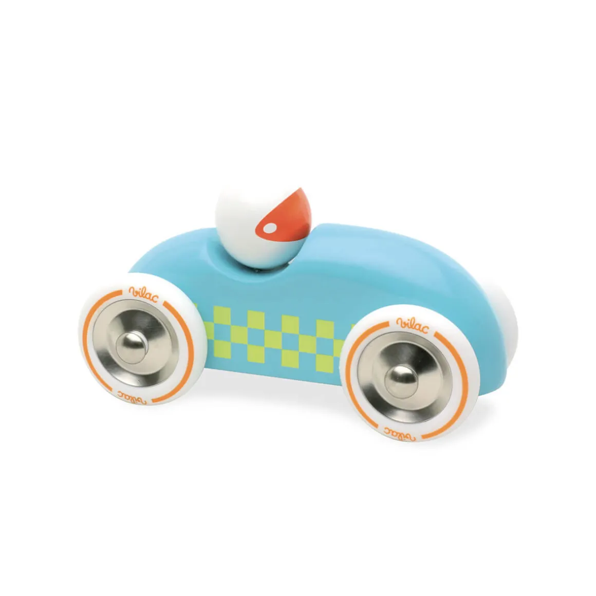 Medium Wooden Rally Car in Turquoise by Vilac