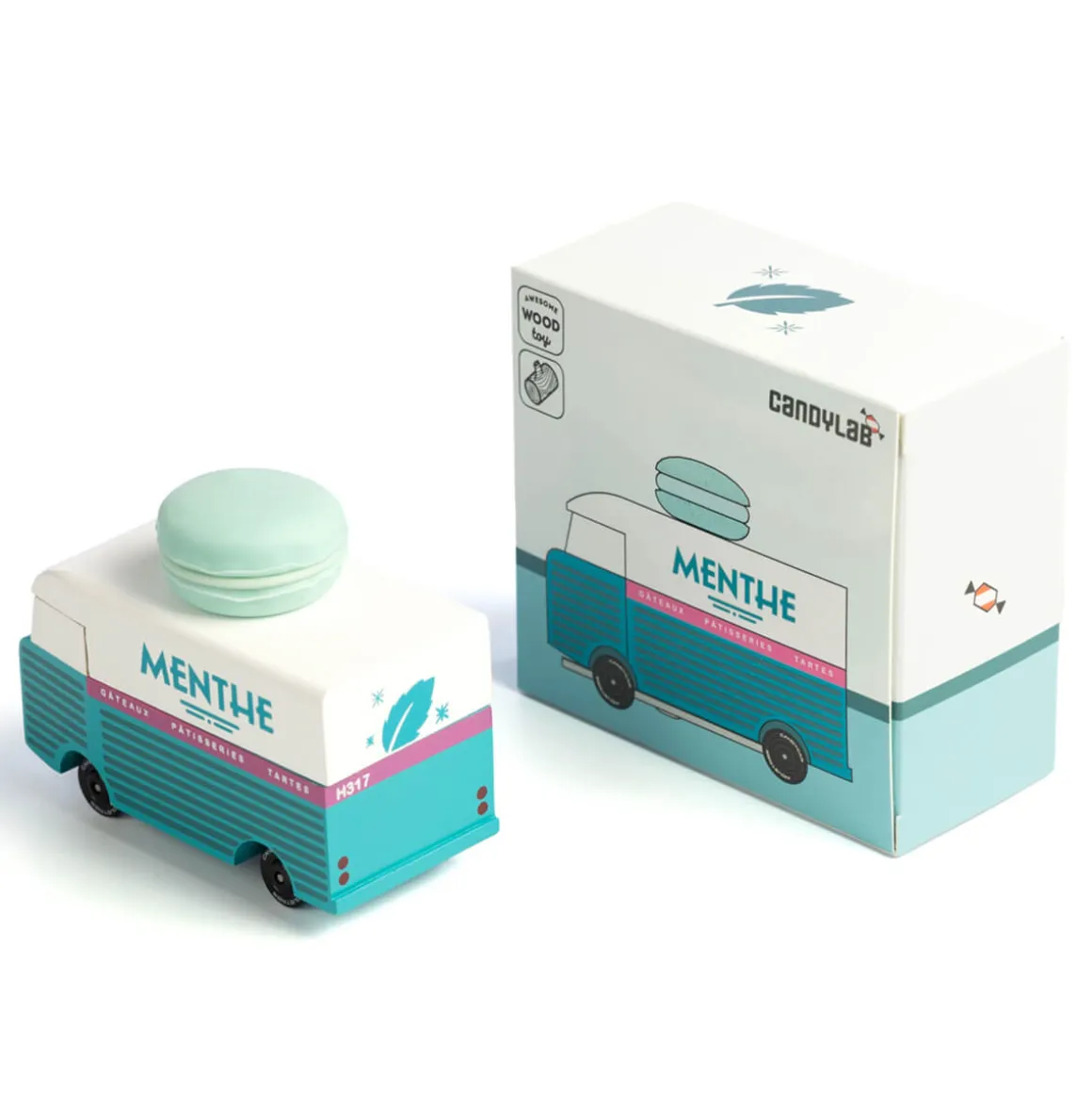 Menthe Macaron Van Mini Candyvan By Candylab Toys