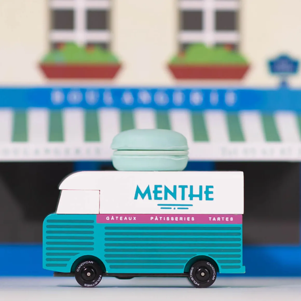 Menthe Macaron Van Mini Candyvan By Candylab Toys