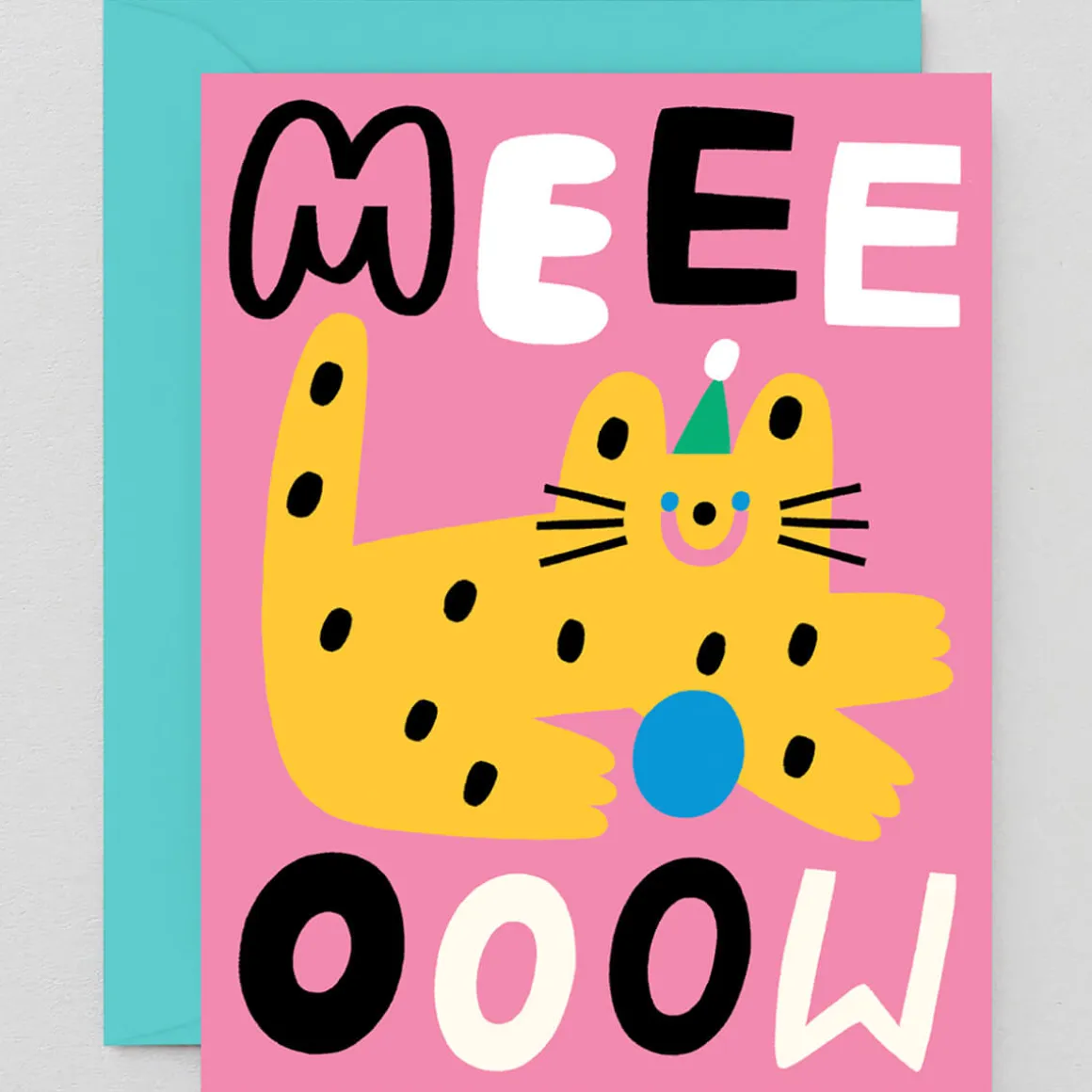 Meow Greetings Card by Susie Hammer for Wrap