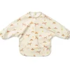 Merle Printed Cape Bib in Dream / Ecru by Liewood