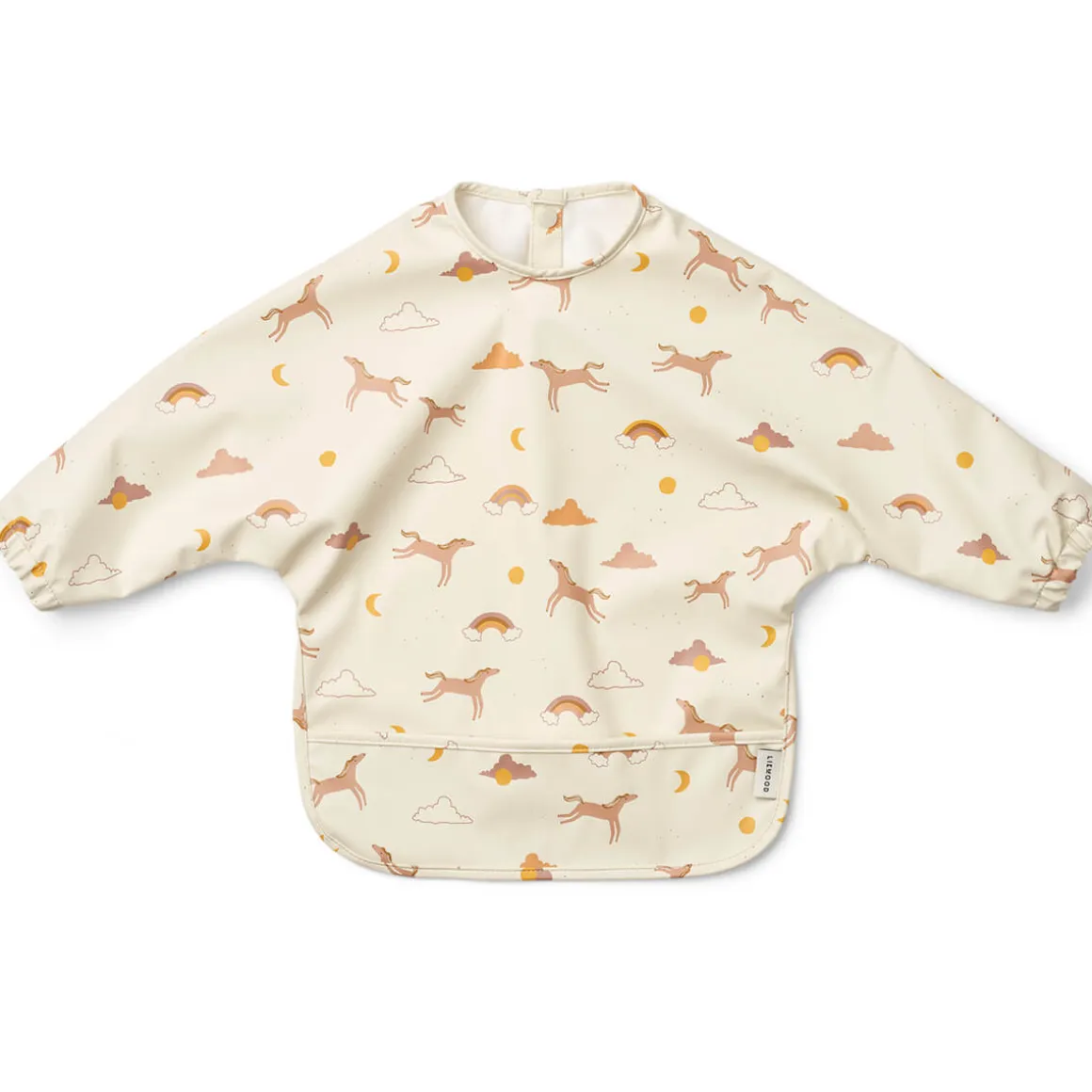 Merle Printed Cape Bib in Dream / Ecru by Liewood