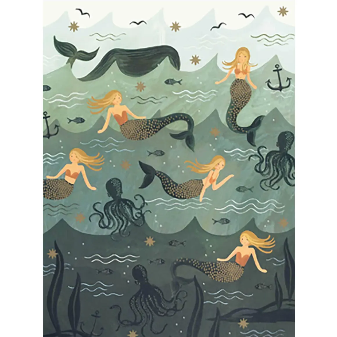 Mermaid Gift Wrap By Rifle Paper Co.