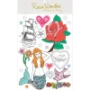 Mermaid Temporary Tattoos (A5 Sheet) by Rosie Wonders