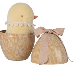 Metal Easter Egg and Chicken (18cm) by Maileg
