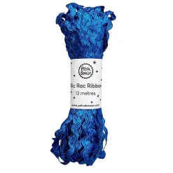 Metallic Ric-Rac Ribbon in Blue Sapphire by Petra Boase