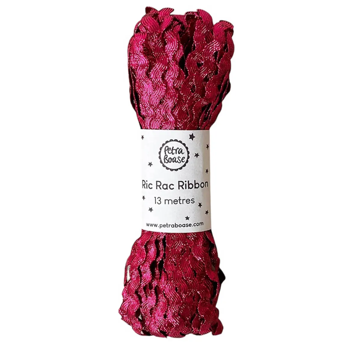 Metallic Ric-Rac Ribbon in Pink Tourmaline by Petra Boase