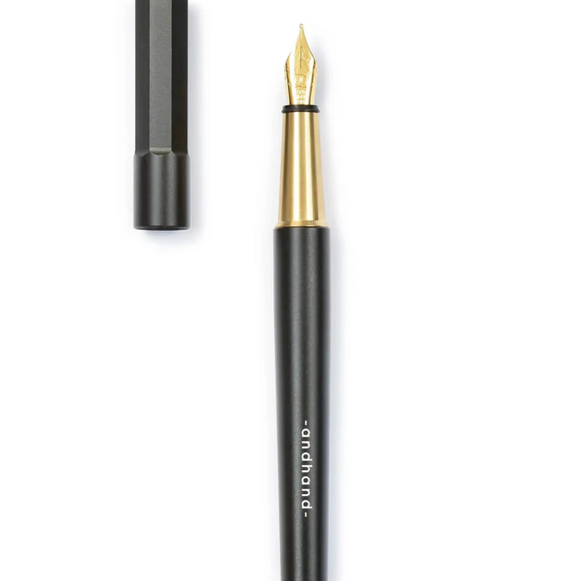 Method Fountain Pen in Black & Brass by Andhand