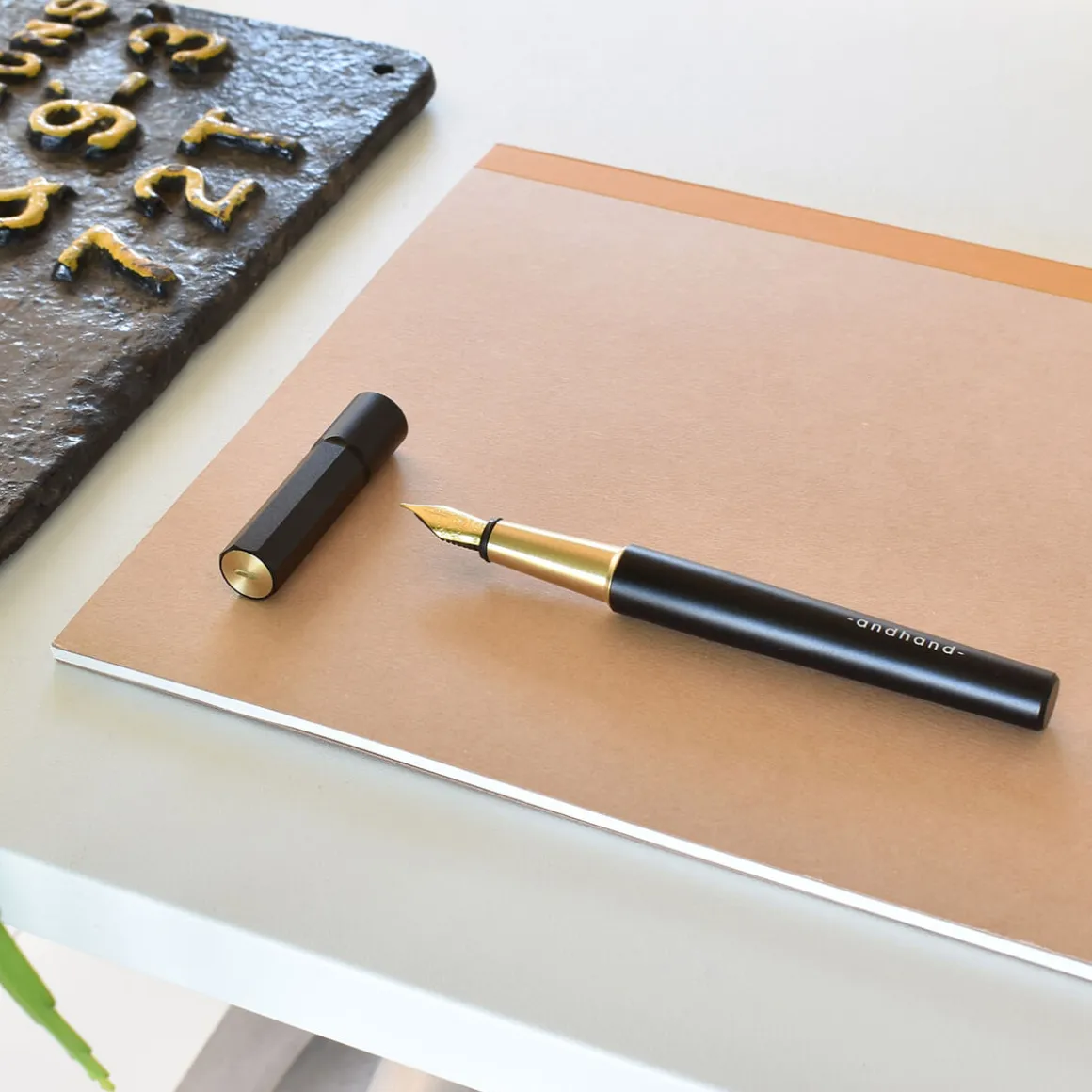 Method Fountain Pen in Black & Brass by Andhand