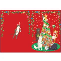 Miaow Factor Advent Calendar Greetings Card By Roger La Borde