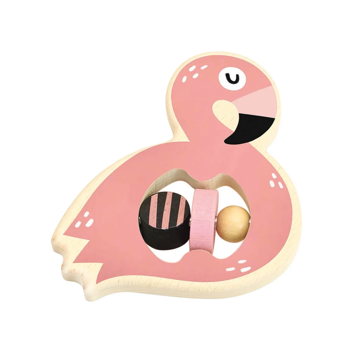 Michelle Carlslund Flamingo Rattle by Vilac