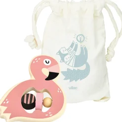Michelle Carlslund Flamingo Rattle by Vilac