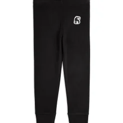 Microfleece Leggings in Black by Mini Rodini - Last One In Stock - 104/110 (3-5 Years)