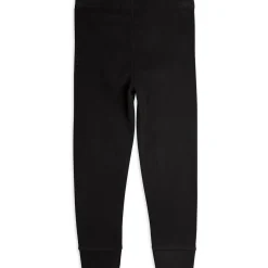 Microfleece Leggings in Black by Mini Rodini - Last One In Stock - 104/110 (3-5 Years)
