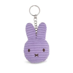 Miffy Corduroy Flat Keyring in Lilac (10cm) by Bon Ton Toys