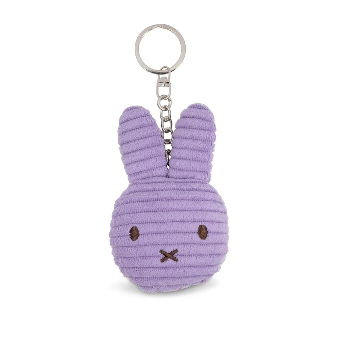 Miffy Corduroy Flat Keyring in Lilac (10cm) by Bon Ton Toys