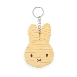 Miffy Corduroy Flat Keyring in Buttercream (10cm) by Bon Ton Toys