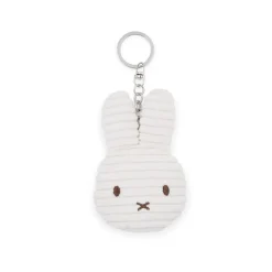 Miffy Corduroy Flat Keyring in White (10cm) by Bon Ton Toys
