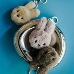 Miffy Fuzzy Keyring in Lilac (8cm) by Bon Ton Toys