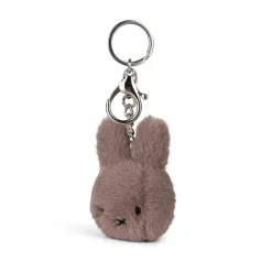 Miffy Fuzzy Keyring in Taupe (8cm) by Bon Ton Toys