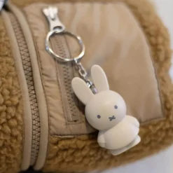 Miffy Keyring in Sand Beige (6cm) by Atelier Pierre