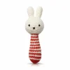 Miffy Rattle In Red Stripes by Miffy Handmade