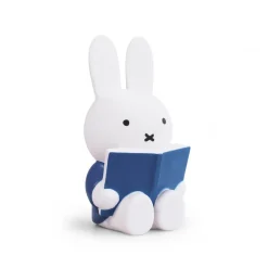 Miffy With Book Money Box in Blue (19cm) by Atelier Pierre