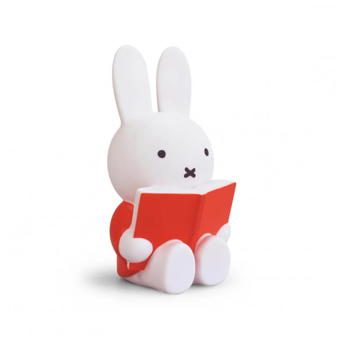 Miffy With Book Money Box in Red (19cm) by Atelier Pierre